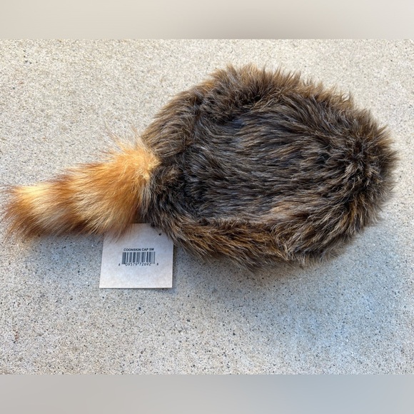 Kid's Coonskin Cap Brown Daniel Boone S Western Classic USA Frontier Skinner - Picture 1 of 8